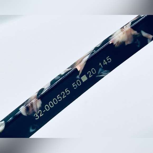 Amelia E 32-000525 Black Pink Oval Cat-Eye Sunglasses Frames Only - Picture 8 of 8